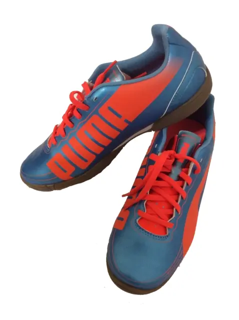 Chaussures de football d'intérieur PUMA evoSPEED 5.2 IT junior/enfants, bleues, taille US 6 2