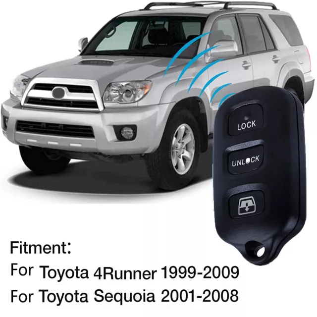 À distance la Clé Fob HYQ1512Y HYQ12BBX HYQ12BAN 315Mhz Pour Toyota 4Runner 3