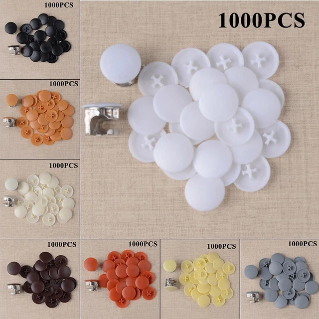 1000x 17mm Décoratif Vis Haut Couvercles Plastique Écrous Protection Cap Offre