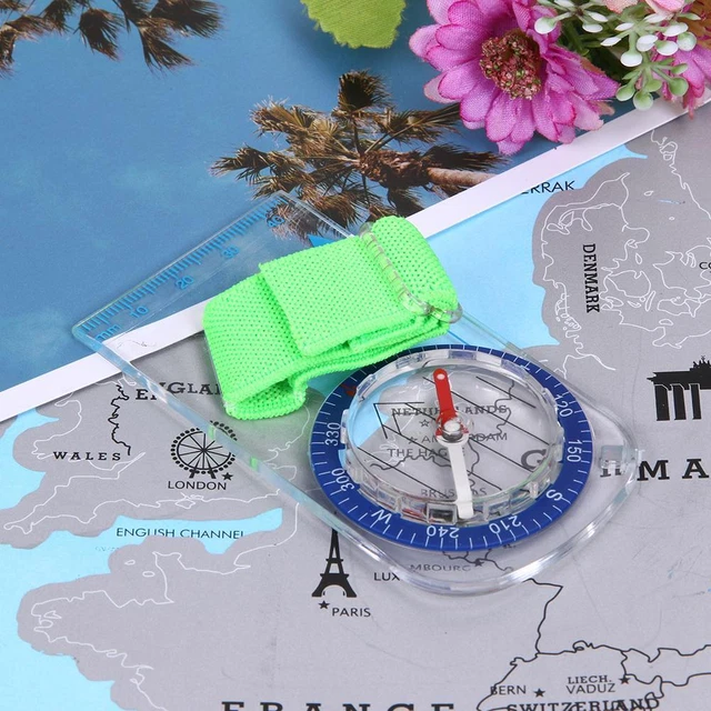 PROFESSIONAL THUMB COMPASS Map Scale for Elite Competition Orienteering