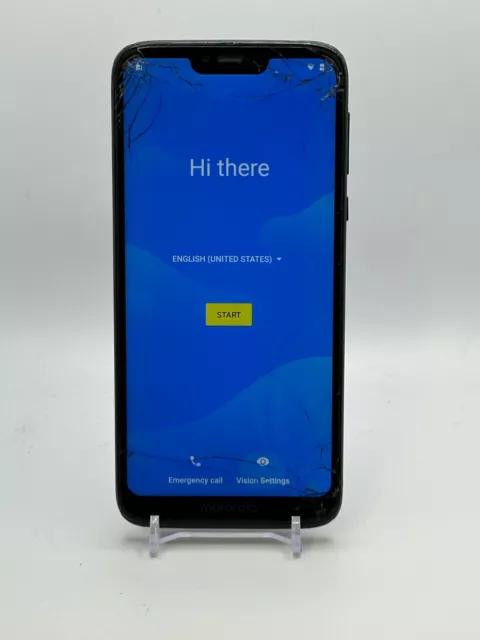 Motorola Moto G7 Power - Blue - AS-IS FOR SALVAGE/PARTS/DISASSEMBLY