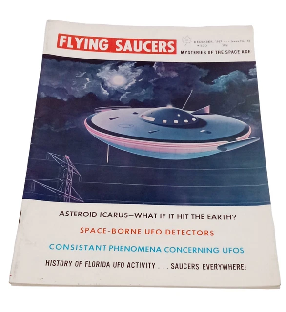 FLYING SAUCERS MYSTERIES of the Space Age Magazine Issue 55 Dec. 1967