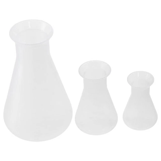 50/100/500ml Plastic Erlenmeyer Flask Erlenmeyer Flask  Laboratory Chemical