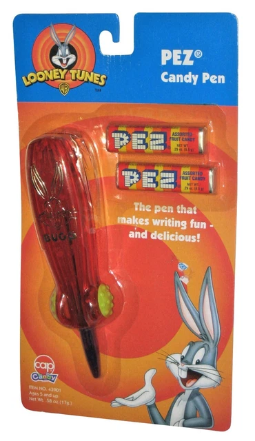 Pez Looney Tunes Pen  Bugs  Bunny Cap Candy Factory Packaged