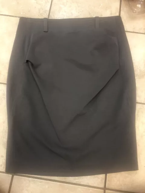 Brunello Cucinelli Gray Stretch Skirt US 12 GUC