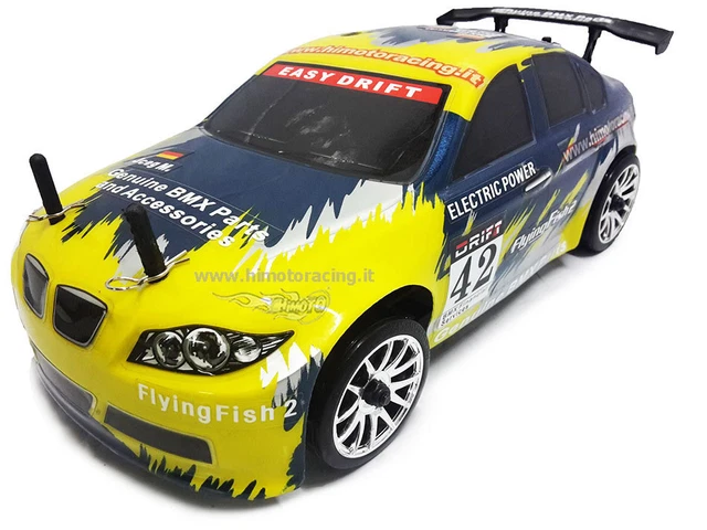 Iwaver 1/28 02M Ford GT Argent - Voiture Radio Commandée FM - 2WD RTR - Himoto