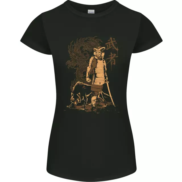 T-shirt donna Dragon Warrior Wolf Dragon MMA Samurai Petite Cut