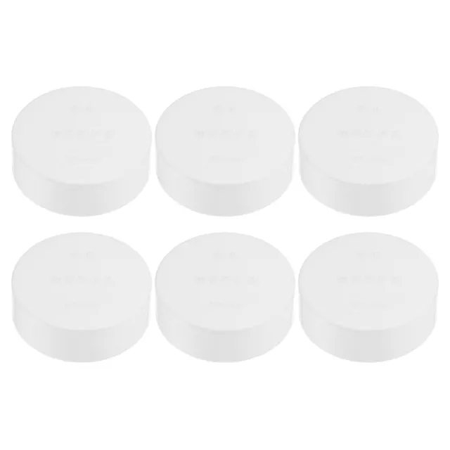 2.4" PVC Pipe End Cap Fitting, 6 Pack Furniture Grade Plug Coupling Socket