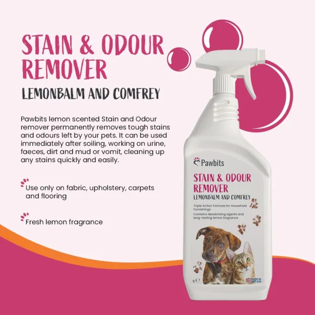 Pet Stain Odour Remover Dog Cat Urine Smell Eliminator Enzyme Cleaner Neutralise 2