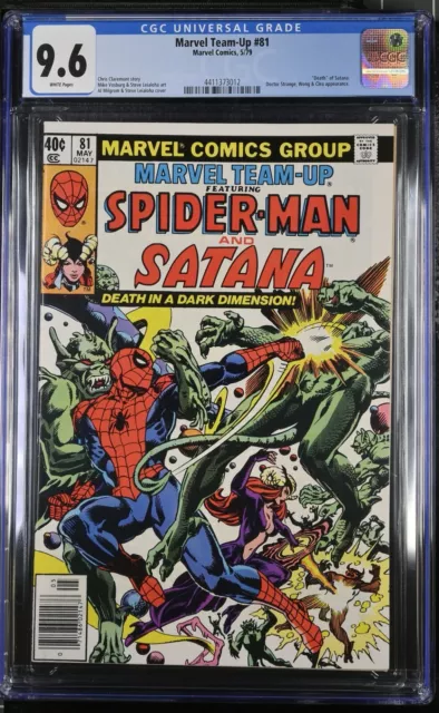 Marvel Team-Up #81 Cgc 9.6 - Spider-Man Satana - 1979 Marvel