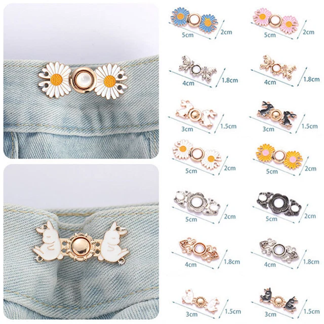 Taille Bouton Ceinture Expander Couture Boutons Jeans Taille Artefact Démontage,