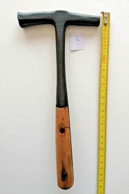 Ancien Marteau De Métier – Outil En Acier, Générique, Patine D'époque
