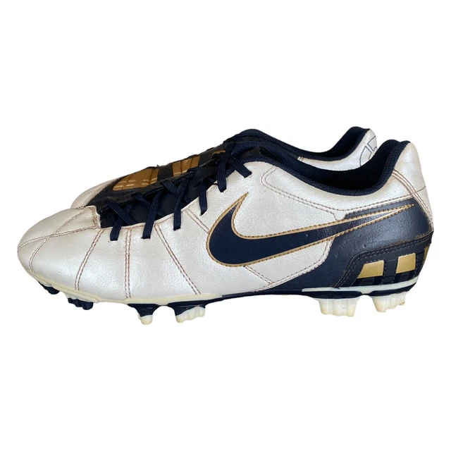 Rare! 2009 Nike Total90 Shoot lll L-FG Nike Total 90 Shoot III Blue Yellow FG – Classic Soccer Cleats main image 3