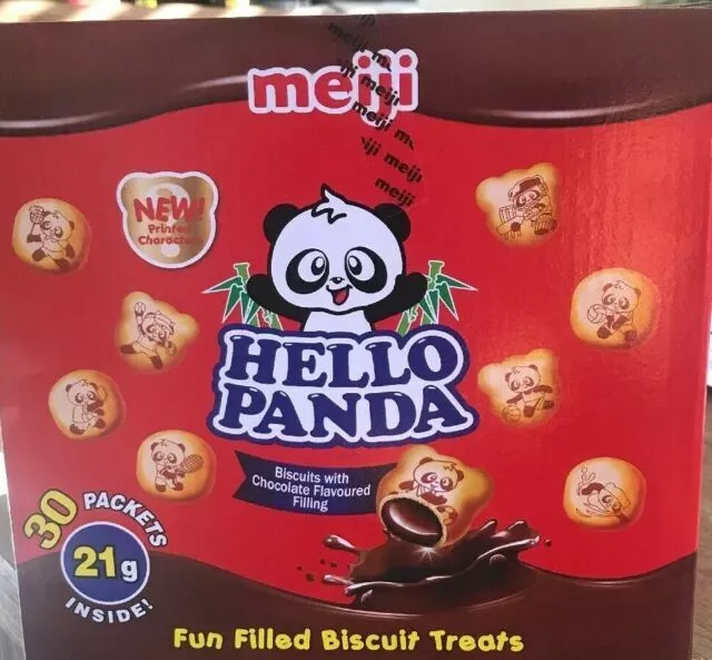 Hello Panda Chocolate Filled Biscuits By Meiji - Free Post