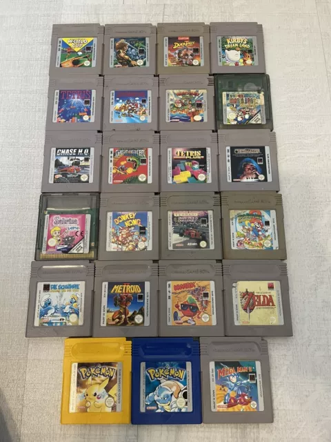 Gameboy Spiele Sammlung/ Konvolut Zelda Pokémon MegaMan Wario Land Donkey Kong