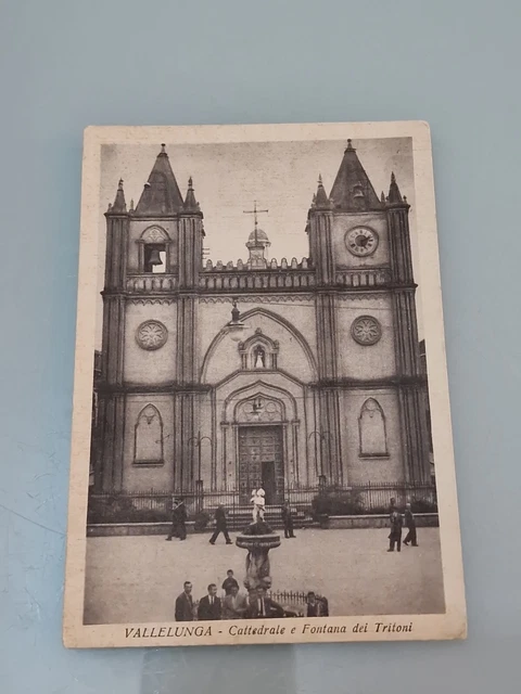 Cartolina Vallelunga - Cattedrale E Fontana Dei Tritoni