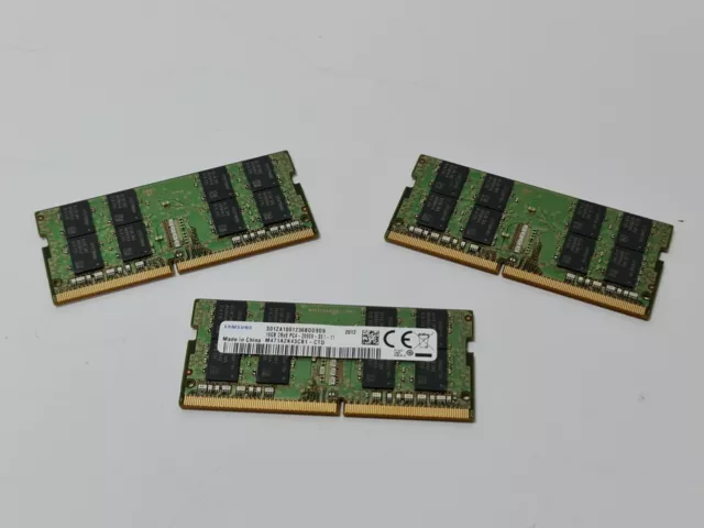 Samsung 16GB 2Rx8 PC4-2666V Notebook PC RAM DDR4 SO DIMM PC4 M471A2K43CB1