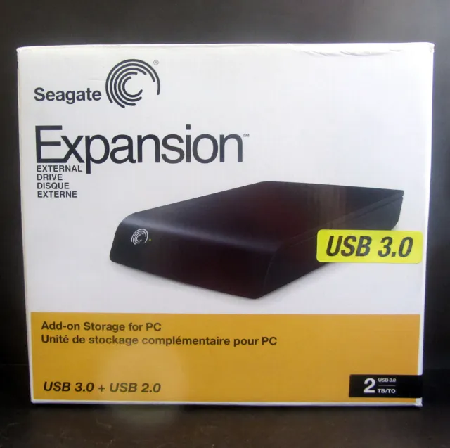 Seagate Expansion 2Tb External Hard Drive Usb 3.0