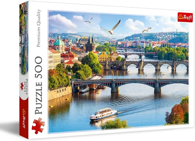 TREFL, Puzzle 500 Teile Prag Tschechische Republik, , TRF37382