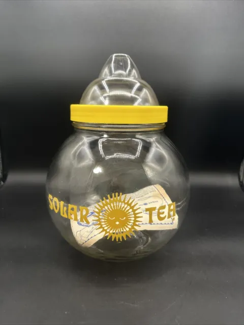 Vintage Solar Tea Round Glass Globe Sun Tea Maker