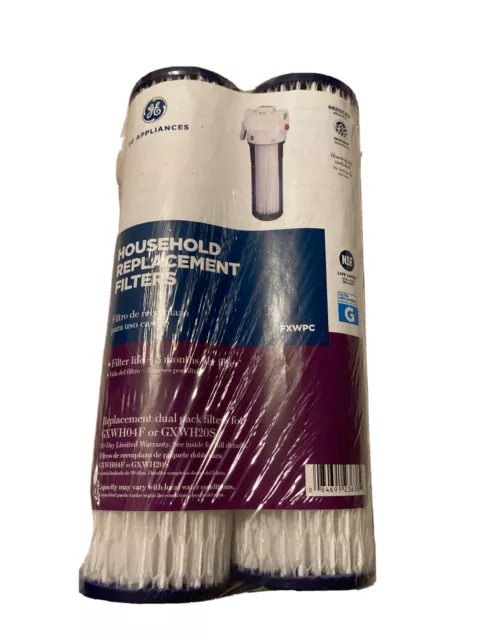 Filtro de agua de repuesto GE G para toda la casa filtro de agua GXWH04F o GXWH20S