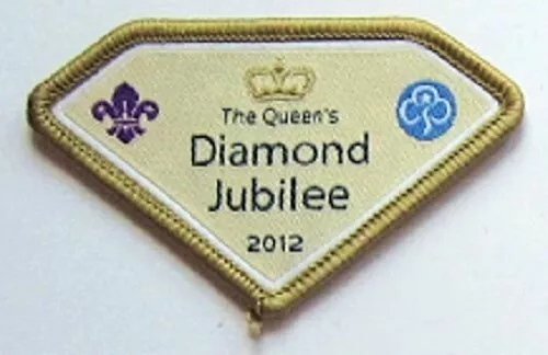 Girl Guide Badge - The Queen's Diamond Jubilee 2012 - New