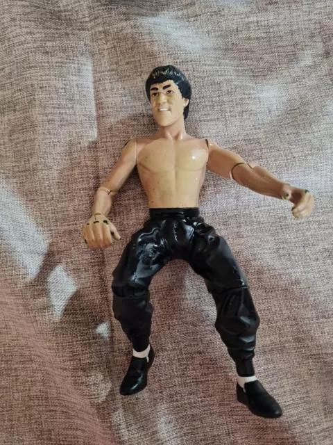 Vintage Bruce Lee Sideshow 1999 Figure With Movable Joints