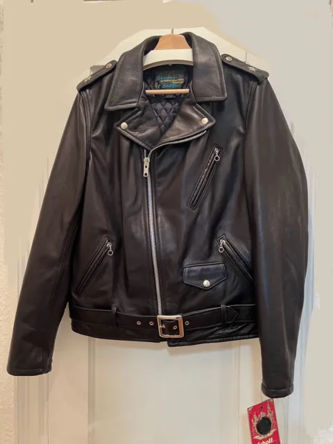 SCHOTT NYC MEN'S Cowhide Leather Perfecto Bikers Jacket size L $599.00 ...