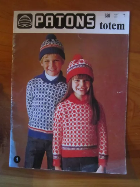 KNITTING PATTERN BOOK Patons No. 536 Great **** Must See $2.33 - PicClick