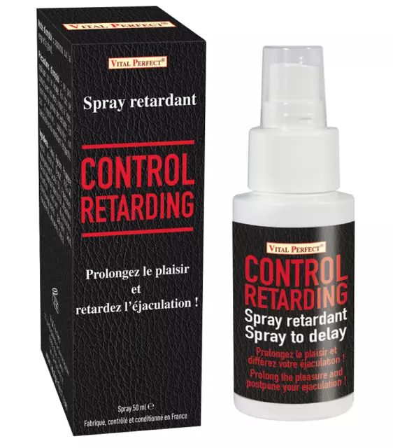 Spray Control Retarding pour retarder, repousser éjaculations - Vital Perfect