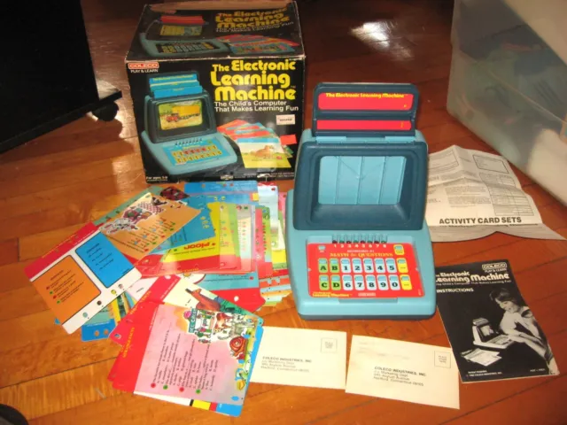 Rare Vintage 1980 Coleco Play & Learn ELECTRONIC LEARNING MACHINE Complete 2210