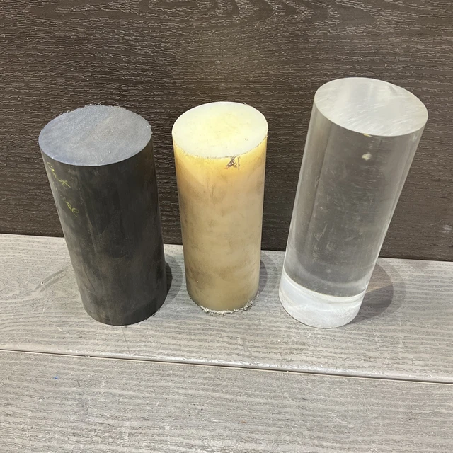Miscellaneous Poly Rod Lathe turning Stock Plastic Round Bar- Lot#1