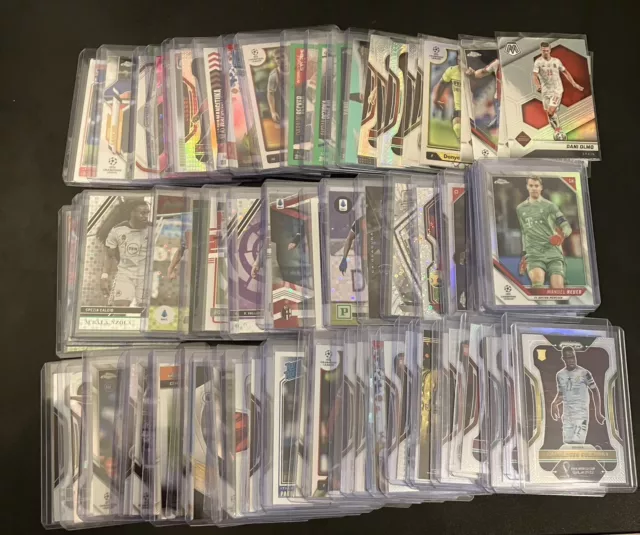 Lot 85+ Football Hobby Cards Several Sets Refractors, Parallels Job lot Bundle
