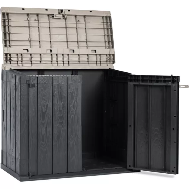 Toomax Storaway 842L DarkGrey/WarmGrey 111Hx130W Storage Shed 2