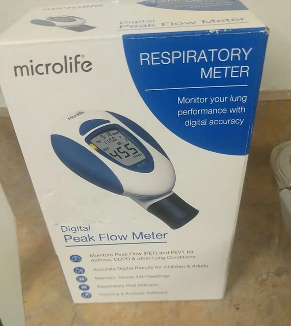Microlife Digital Peak Flow Respiratory Meter NEW!!! ( PF101 )