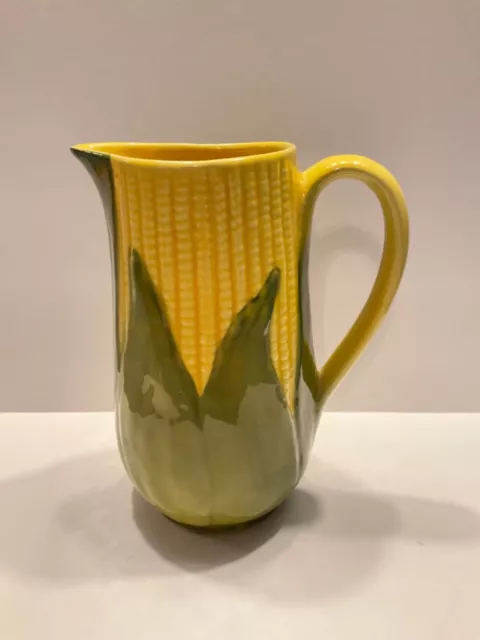 Vintage Shawnee Pottery Yellow King Corn # 71 Tall Water Pitcher