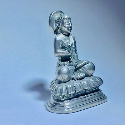 Lord Buddha Statue Buddhism Figure Figurine Pewter Ornament
