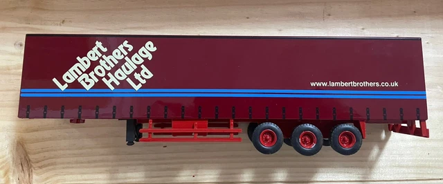 Lion Toys 1/50 Scania Truck & Remorque Frigorifique - Diecast Blanc LT09W