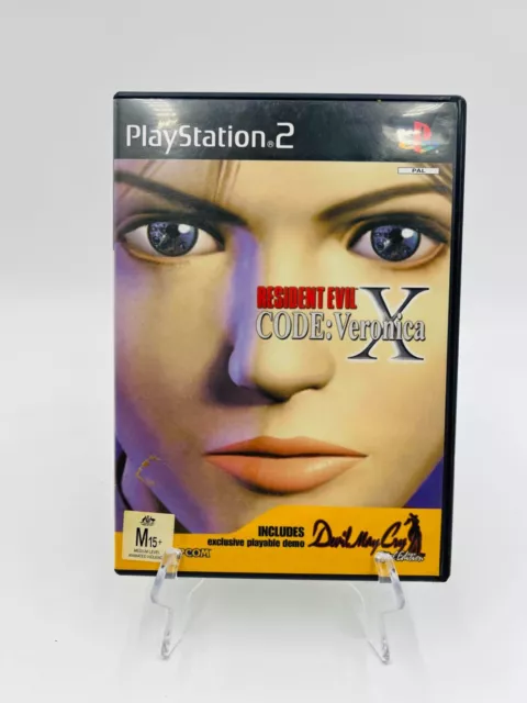 Resident Evil Code Veronica X Playstation 2 PS2 Manual, No Bonus DVD