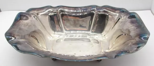 Reed & Barton Salem 1613 Rectangular Footed Vegetable Bowl Silverplate