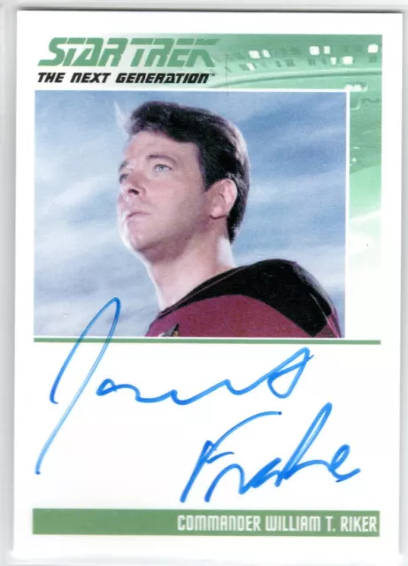 Carel Struycken as Mr. Homn Auto: Star Trek The Next Generation Inscription  Card