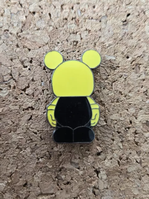 NEW 2012 Vinylmation Jr Yellow & Black Mickey  Disney Trading Pin