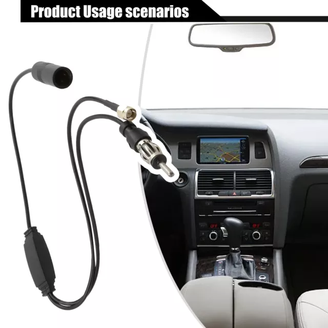 Complete Machine List Car Radio Active Antenna Aerial Splitter Adapter