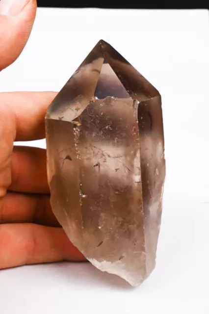 Pointe Cristal de Quartz fumé du Brésil 101x53mm