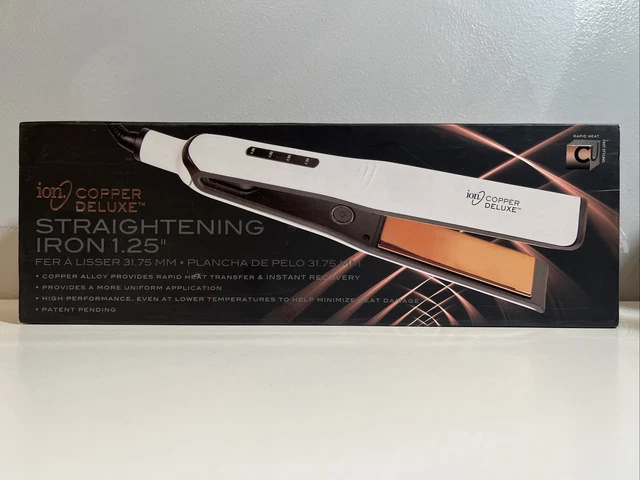 Ion copper deluxe deals flat iron