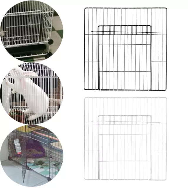 Portable Pet Playpen Door Cage Panel Metal Wire Puppy Indoor Rabbit Yard