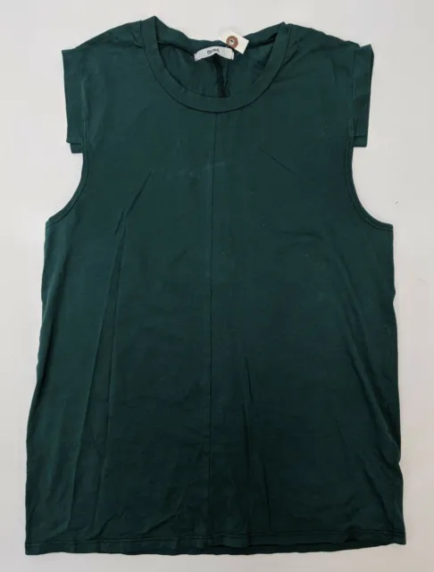 Fluxus Tank Top Women Size Small Green