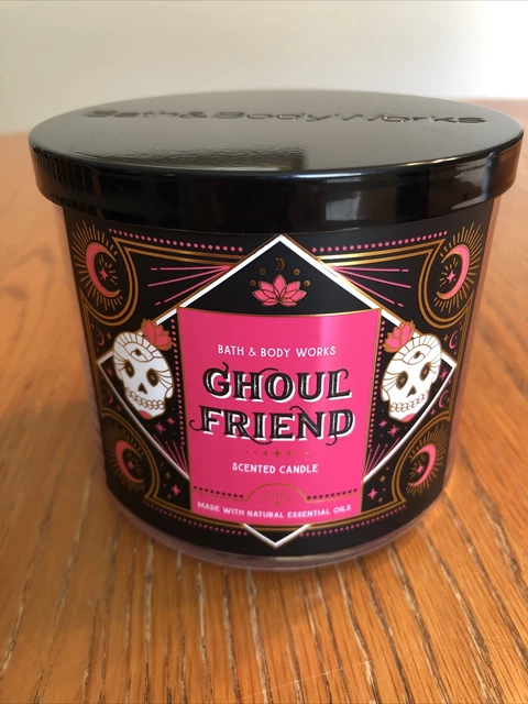 HALLOWEEN ~ GHOUL FRIEND ~ 3-Wick Candle ~ Bath & Body Works