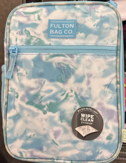 Fulton Bag Co. Upright Lunch Bag - Blue Marble 