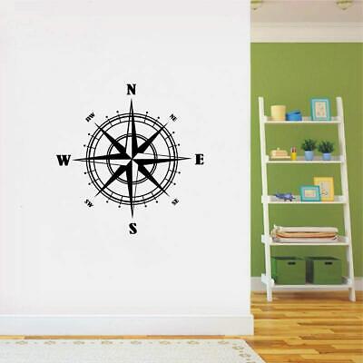 Direction Compass Vinyl Wall Stickers Home Art Decor Decal Mural Room
